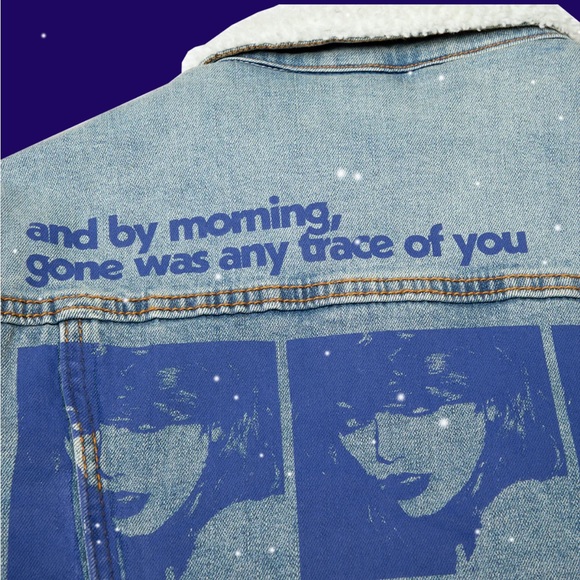 Taylor Swift 1989 (Taylor’s Version) Clean Denim Jacket M, Limited Edition - Picture 3 of 4